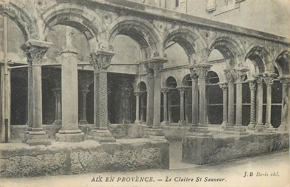 Aix-en-Provence — O Claustro Santo Salvador — J.B. Bovis édit. - Frente