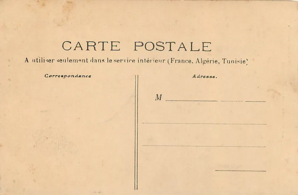 Moulins — La Cathédrale (Intérieur) — Éditeur : S. Paget & Cie, n° 204 - Verso