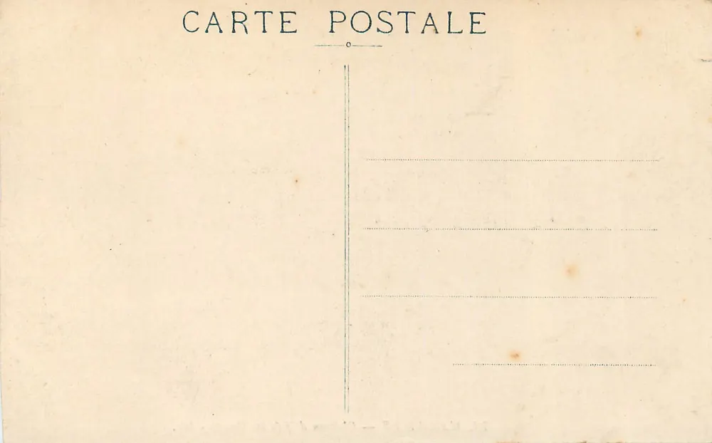 Castelo de If — Lado Oeste — Marselha — Editor EL, n°78 - Verso