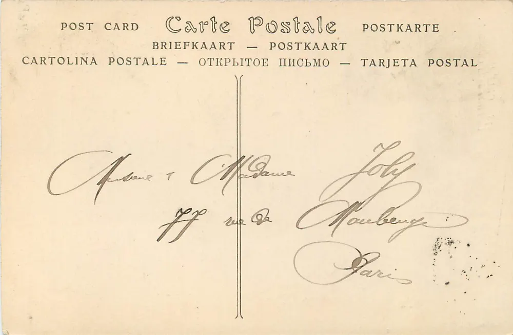 Orléans — A Flecha da Catedral — editor desconhecido, n° 278 - Verso
