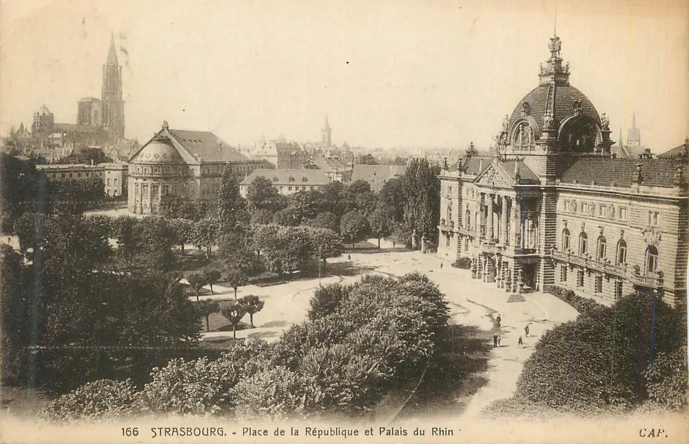 Strasbourg - Place de la République und Palais du Rhin — CAP, n° 166 - Vorderseite