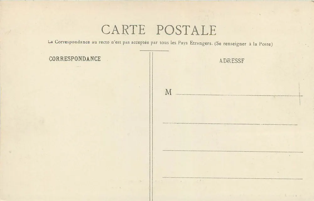 Abtei der Benediktiner von Solesmes (Sarthe) — Zelle der Abtei im ersten Stock — Edition D. Manecot, Foto Sablé-sur-Sarthe - Rückseite