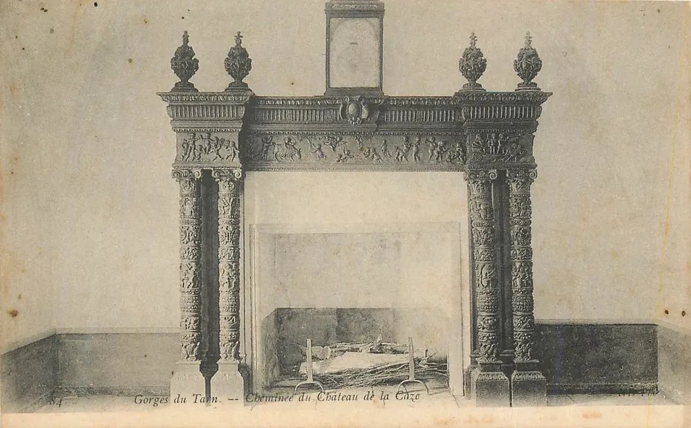 Gorges du Tarn — Cheminée du Château de la Caze — Editor no identificado, n° 84 - Anverso