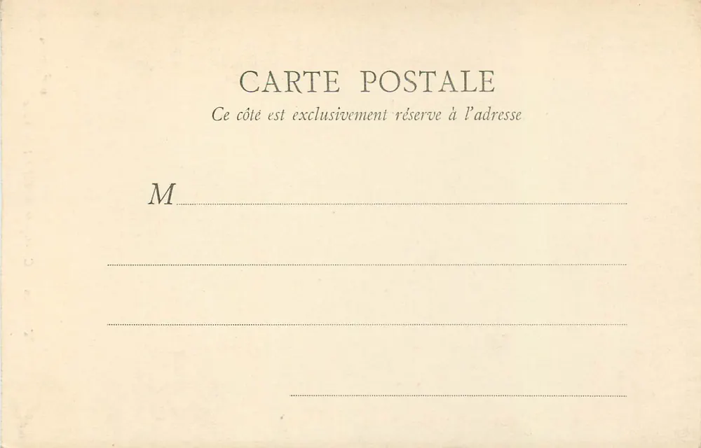 Troyes — Lareira do Hôtel de Ville — B.F., Paris, n° 180 - Verso
