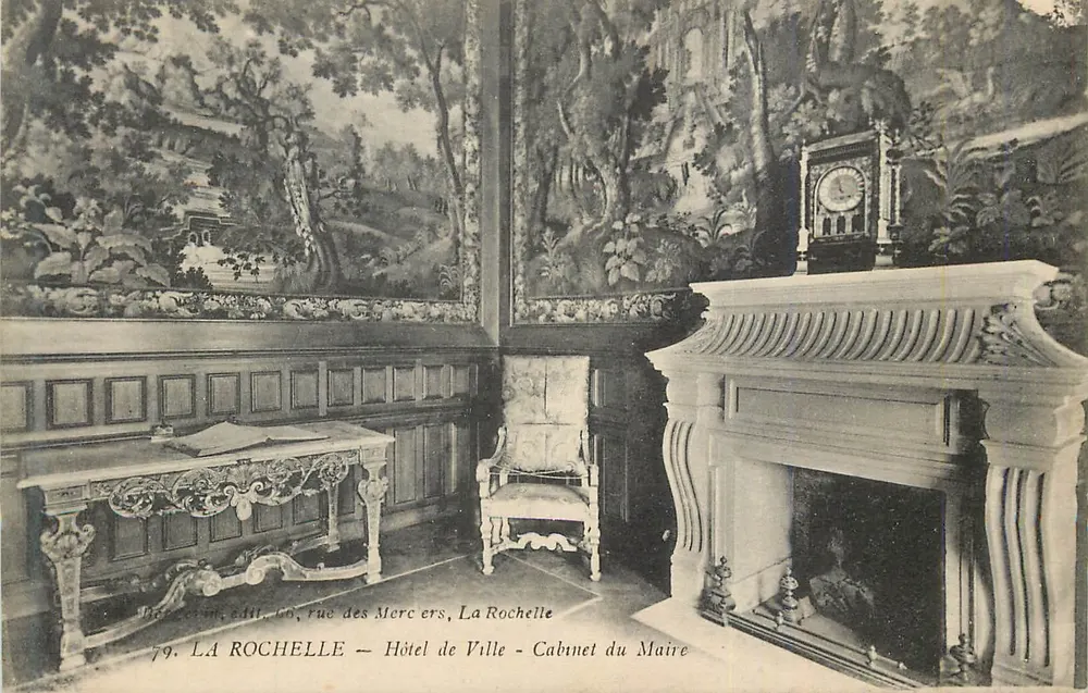 La Rochelle — Rathaus — Bürgermeisteramt — Bergerine, Verlag, 60, rue des Mercers - Vorderseite