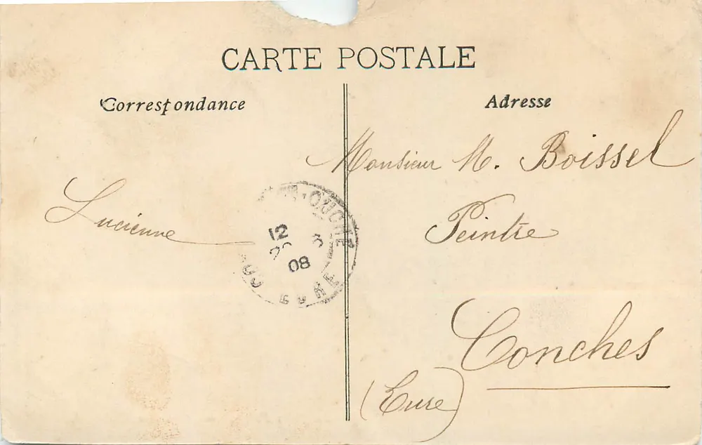 Le Jules Ferry — Armored Cruiser — Brest, 18 June 1908 - Back