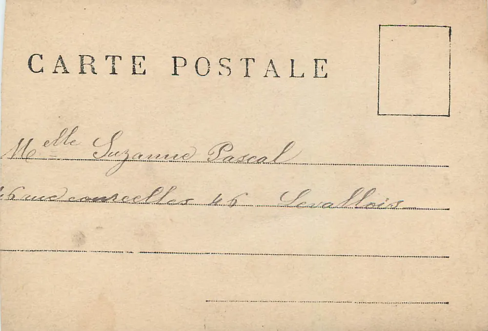 Mulher em traje oriental — Vaudeville — editor Vaudeville, n° 49 - Verso