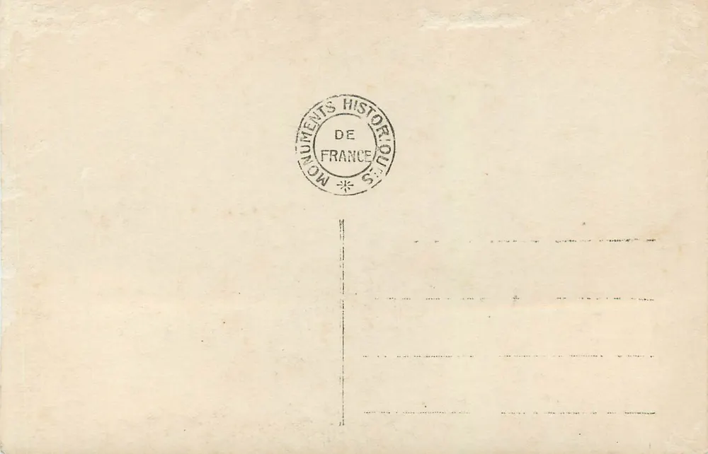 Bourges. Palast von Jacques Cœur – Kamin der Wachstube. - Rückseite