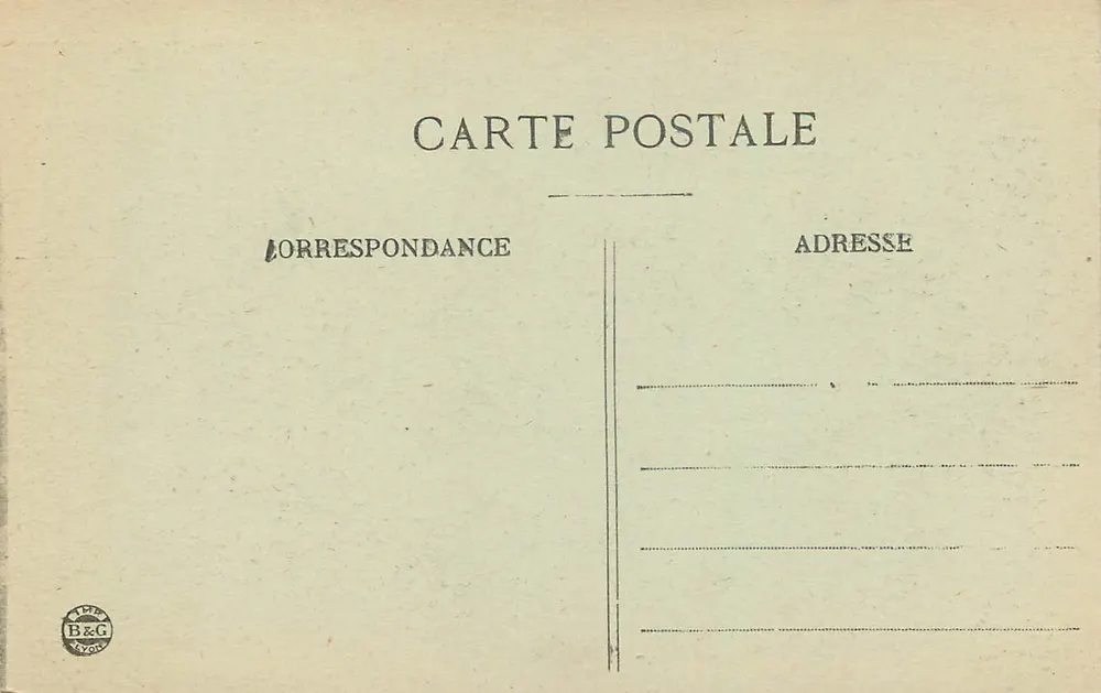 Les Charmettes — Maison de J-J Rousseau — Environs de Chambéry - Verso