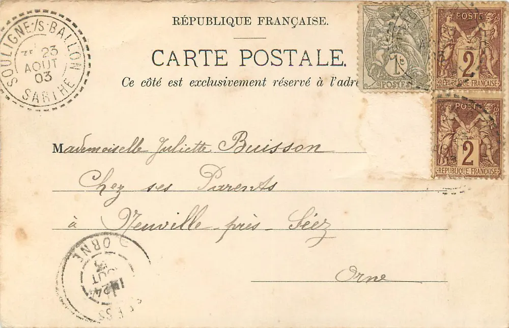 O Ponte em X — Le Mans — Jouguet-Goupil, No. 5 - Verso