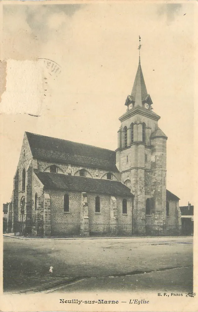 Neuilly-sur-Marne — De Kerk — B. F., PARIS - Voorkant