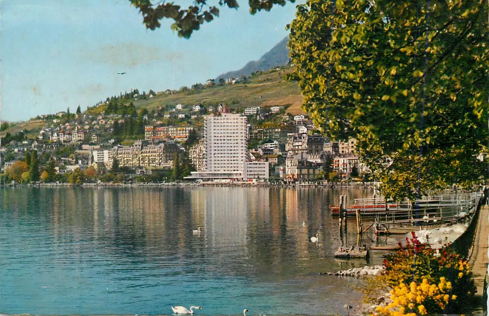 Montreux — O Eurotel — Edições Jaeger Genebra - Frente