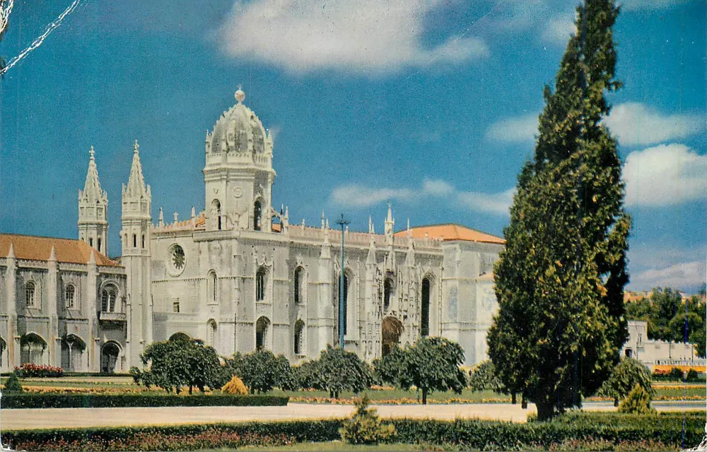 Mosteiro dos Jerónimos — Lissabon — Verlag Cores de Portugal, Nr. P7 - Vorderseite