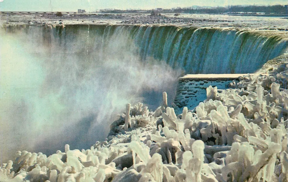 Chutes du Niagara — Horseshoe Falls en hiver — Jordan's Color Lab, n° 950 - Recto
