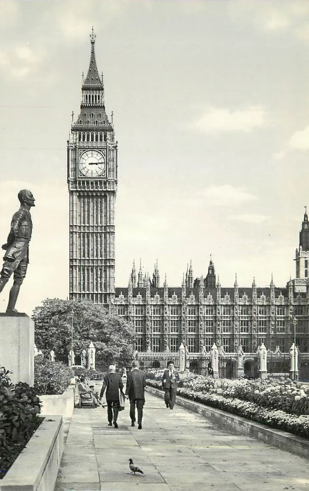 Big Ben, Londres — fotografia por John Hinde, F.R.P.S. — edição SL13 - Frente
