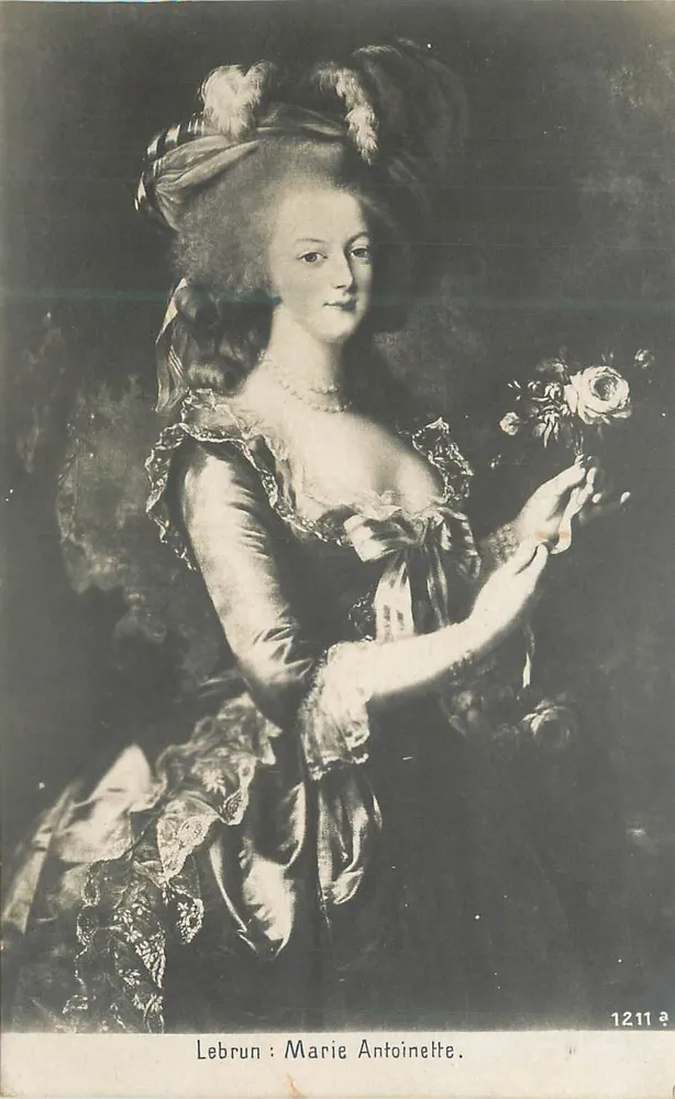Marie Antoinette — portret — Lebrun, n° 1211 a - Voorkant