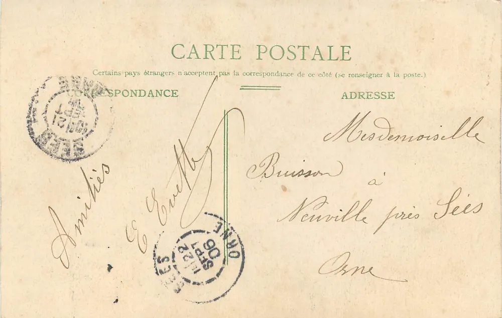 Caen — A Abside da Igreja de São Pedro — L.D. 34 - Verso