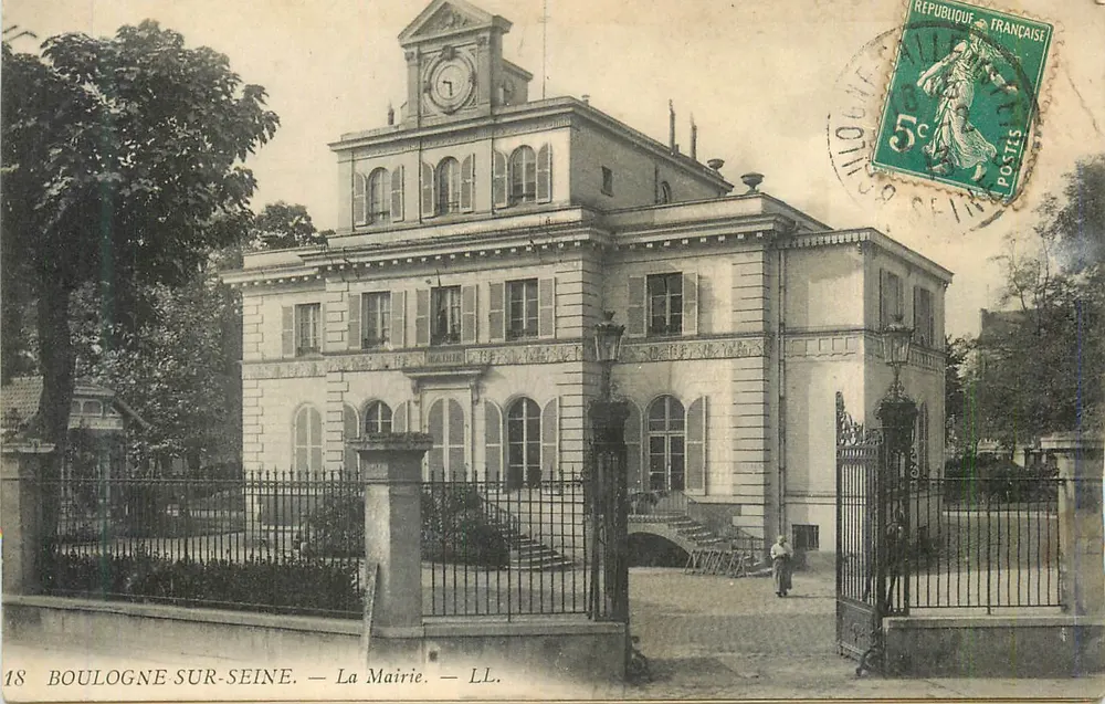 Boulogne-sur-Seine — La Mairie — LL. — N°18 - Recto