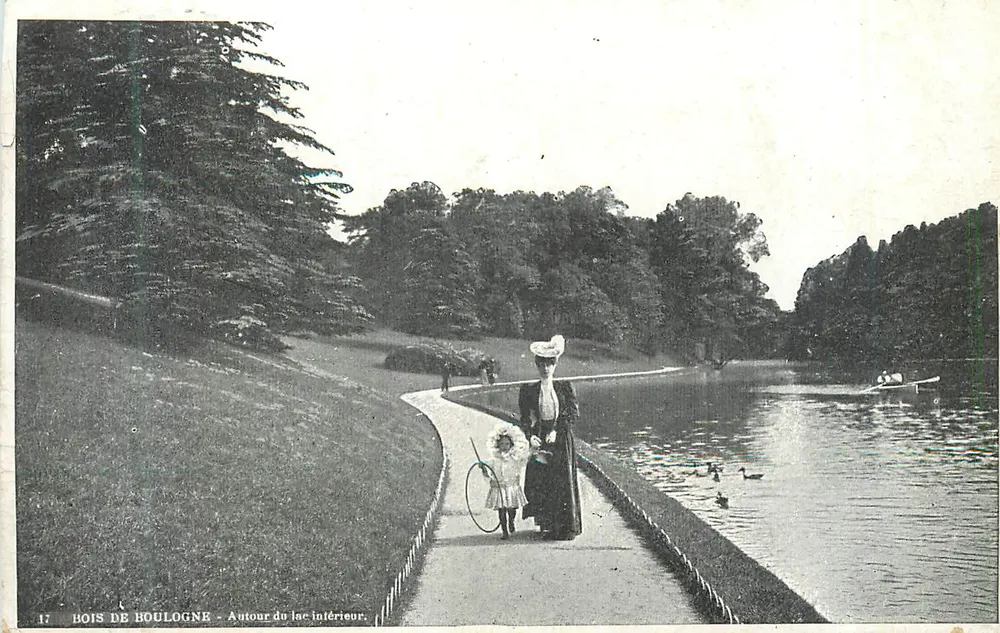 Bois de Houlogne - Autour du lac intérieur — éditeur non identifié, n° de série 17 - Recto