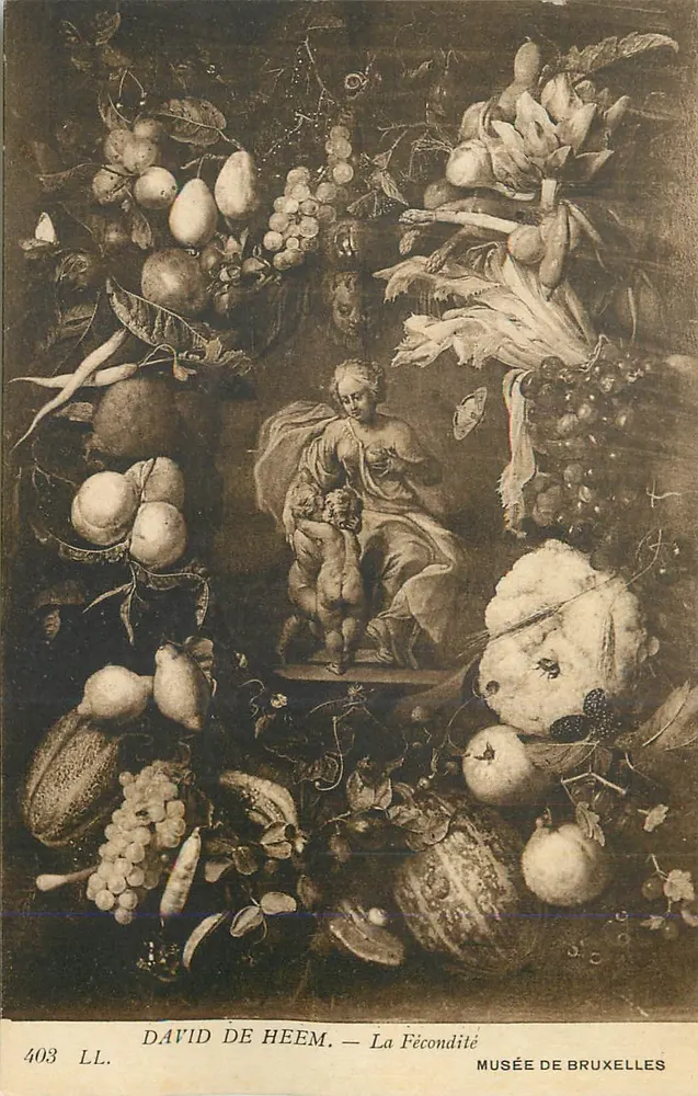 David de Heem — La Fertilità — Museo di Bruxelles - Recto