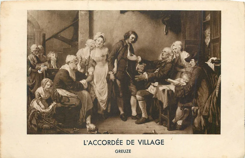 A Noiva do Vilarejo — Greuze - Frente