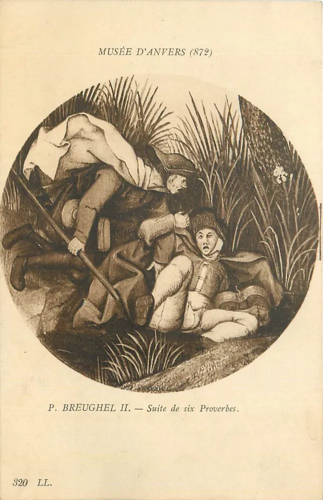 P. Breughel II — Série de seis Provérbios — Museu de Anvers (872) - Frente