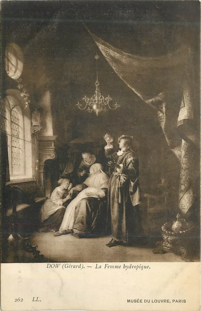 Die wassersüchtige Frau — Gérard — Musée du Louvre, Paris - Vorderseite