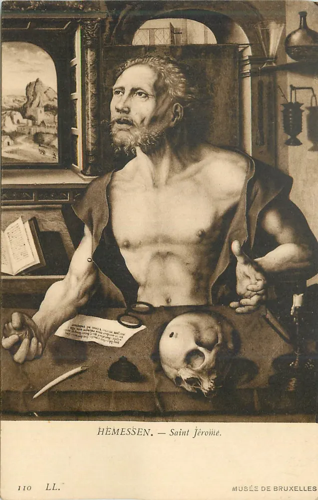 São Jerônimo — HEMESSEN — Museu de Bruxelas - Frente