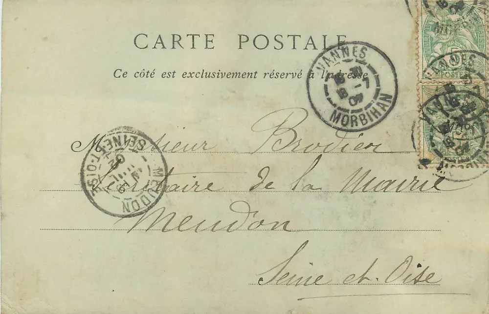 Vannes — La Porte Prison avec édifice adjacent — Éditeur : Phot. CHANET - Verso