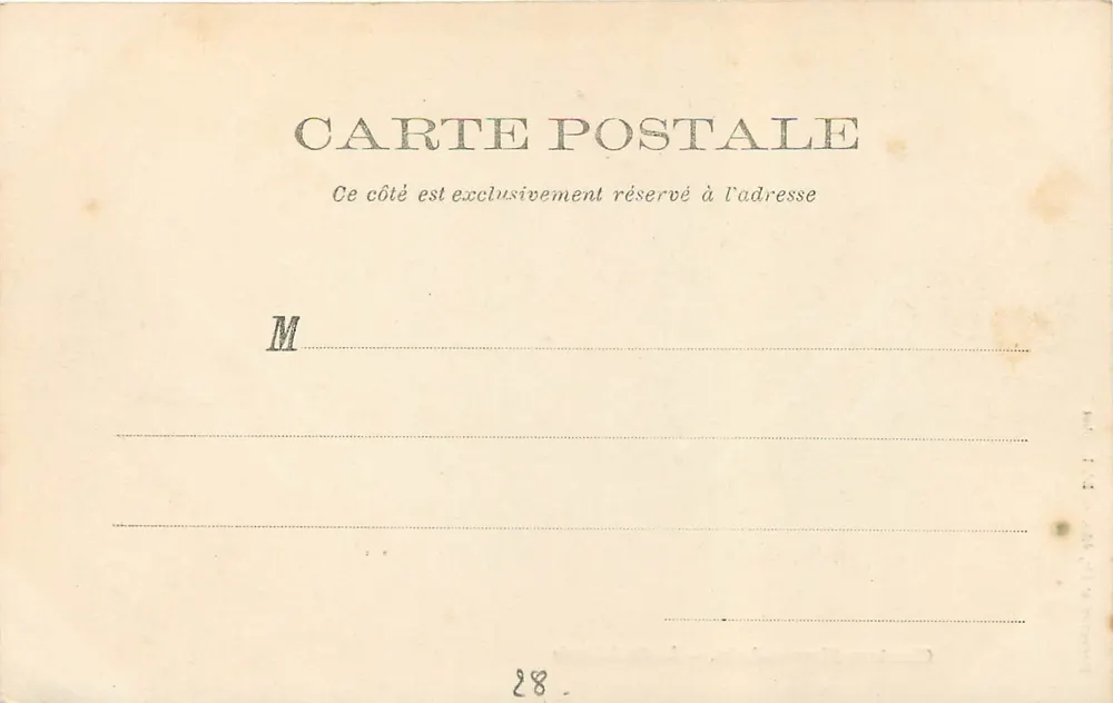 Chartres (Eure-et-Loir) — A Catedral — Hachette et Cie, fot. e Ed. - Verso