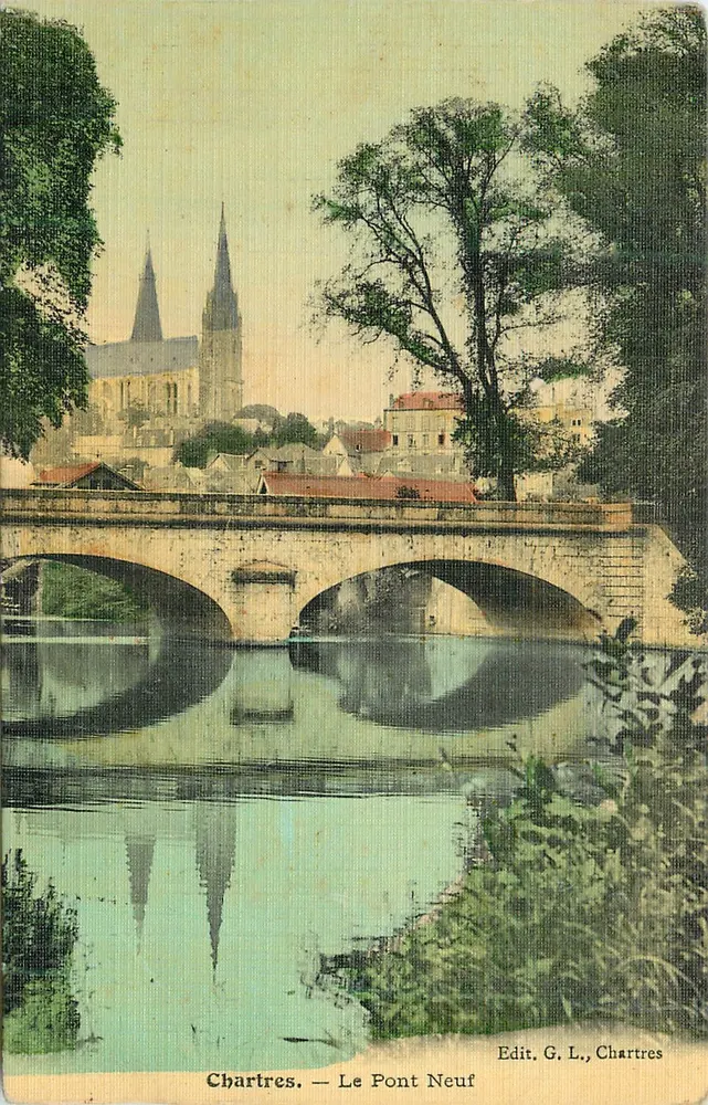 Chartres — Il Ponte Nuovo — Edit. G. L., Chartres - Recto