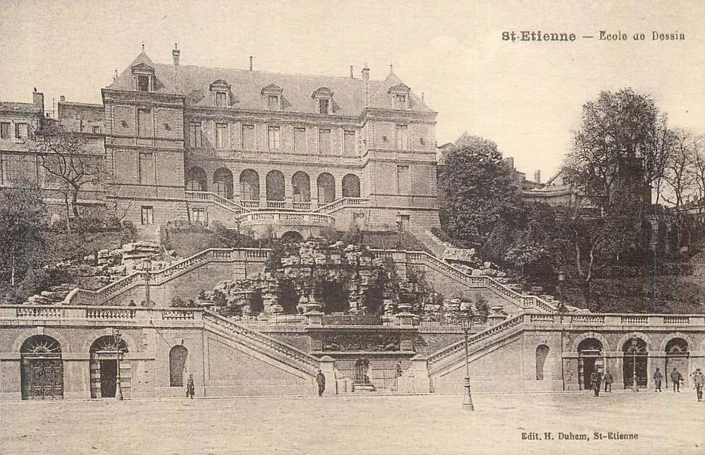 St-Etienne — Escola de Desenho — Edit. H. Duhem, St-Etienne - Frente