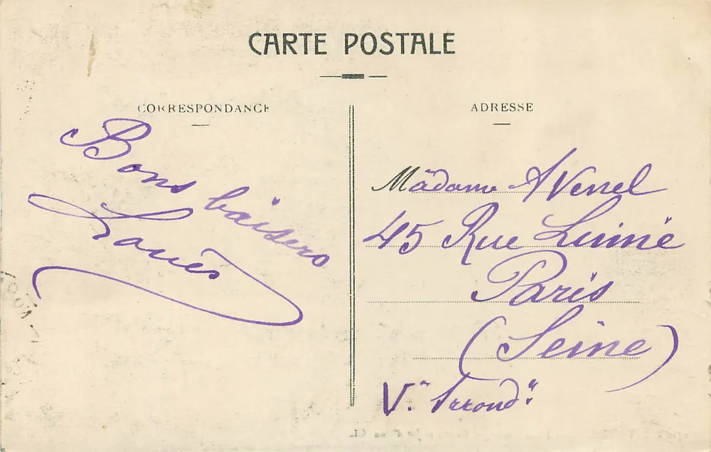 Saint-Étienne — Place Marengo, Bassin und Fontäne, CL. - Rückseite