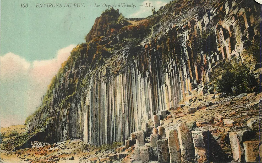 As Orgas de Espaly — Em torno do Puy — LL, n° 106 - Frente