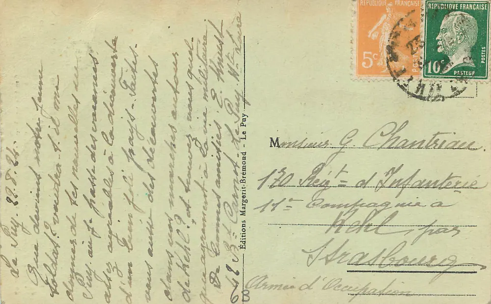 Le Puy - Le Rocher Saint-Michel d'Aiguilhe (Aspect Ouest) — Le Velay Illustré, 192 - Verso