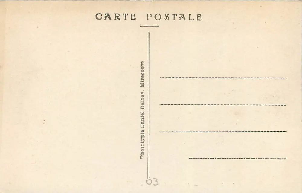 VITTEL — Ein Eckbereich des Parks — Der Parterre des Casinos — D.D. - Rückseite