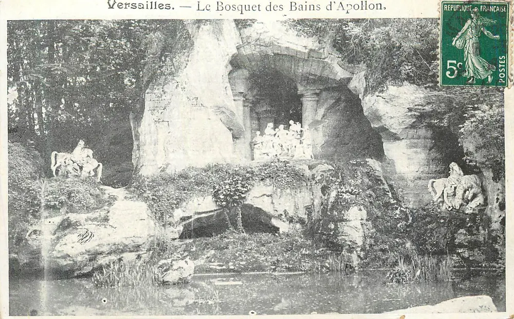 Versailles — Le Bosquet des Bains d'Apollon — Éditeur non visible - Recto
