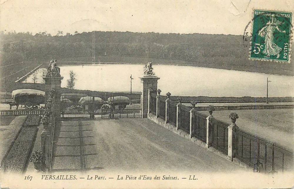 Versailles — Le Parc — La Pièce d'Eau des Suisses — LL. — n°167 - Recto