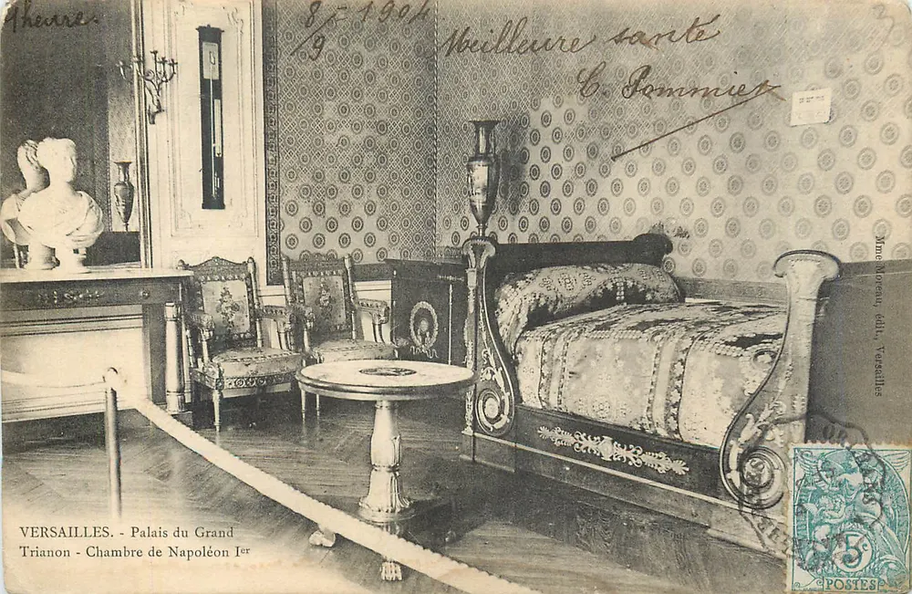 Versailles - Schloss des Großen Trianons - Zimmer von Napoleon I. - J. Moreau, Verlag Versailles - Vorderseite