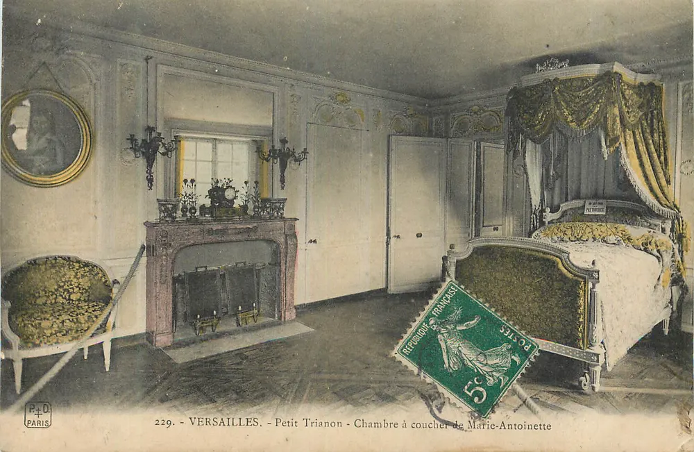 Versailles - Petit Trianon - Schlafzimmer von Marie-Antoinette — P.D. Paris n°229 - Vorderseite