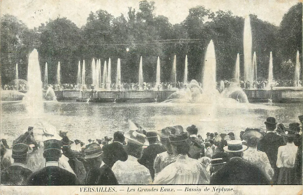 Versailles — Les Grandes Eaux — Bassin de Neptune - Recto