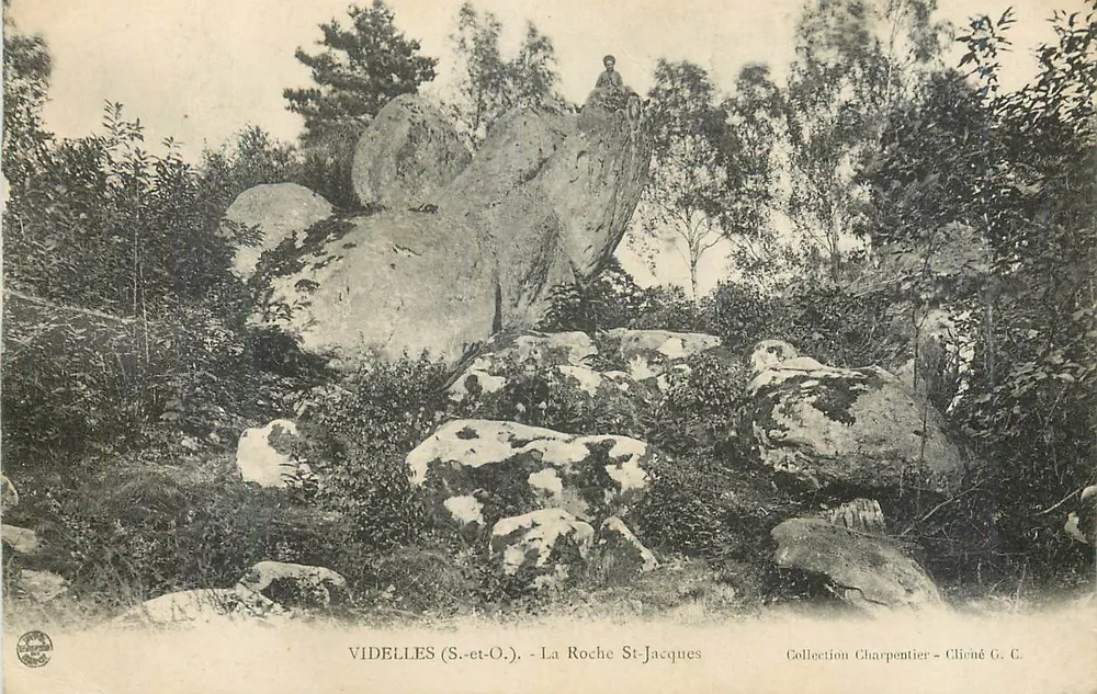 Videlles (S.-et-O.) - La Roche St-Jacques — Coleção Charpentier - Clicné G. C. - Frente
