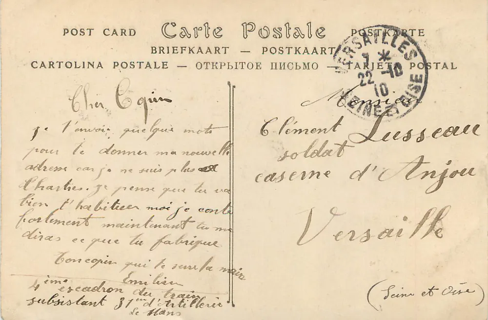 Le Mans — Abside da Catedral — L. Joniaux, Le Mans - Verso