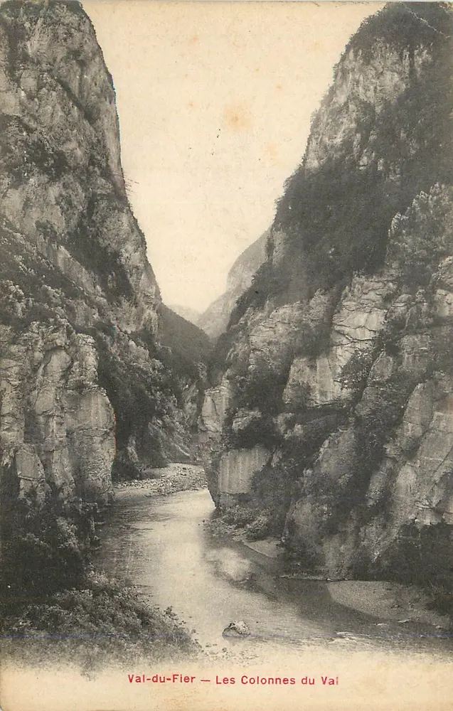 Val-du-Fier — As Colunas do Vail — editor Sim-Bromure A. Bregen Frères - Frente