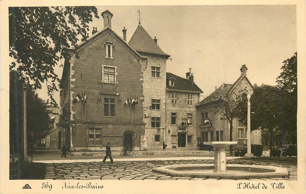 Vix-les-Bains — O Palácio Municipal — Editor: Arts Photographiques de Strasbourg - Frente