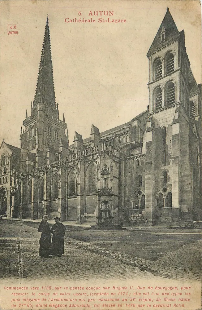 Autun — Catedral de São Lazaro — J.C. AUTUN n°6 - Frente
