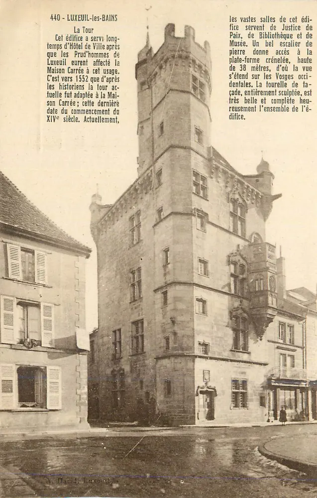 Luxeuil-les-Bains — A Torre Quadrada — A. Dard, Lure - Frente