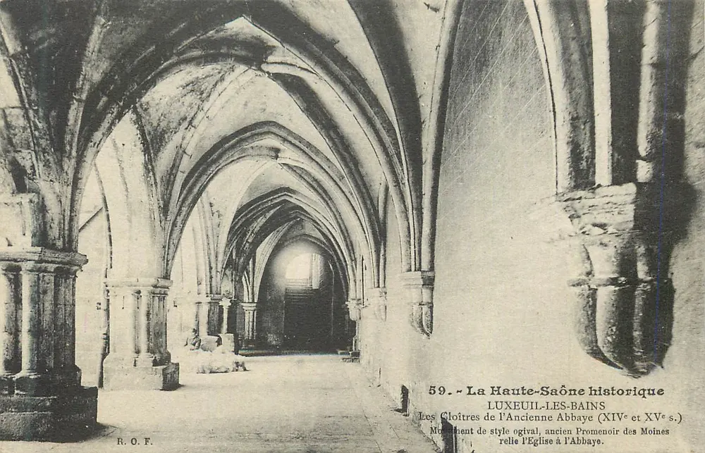Die Cloisters der Alten Abtei — Monument im Gotischen Stil, ehemaliger Promenadenbereich der Mönche — R.O.F. Nr. 59 - Vorderseite