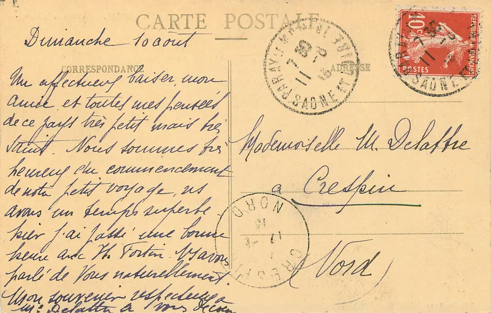 Paray-le-Monial - A Abside da Basílica — editor Vos Diego, n°5 - Verso