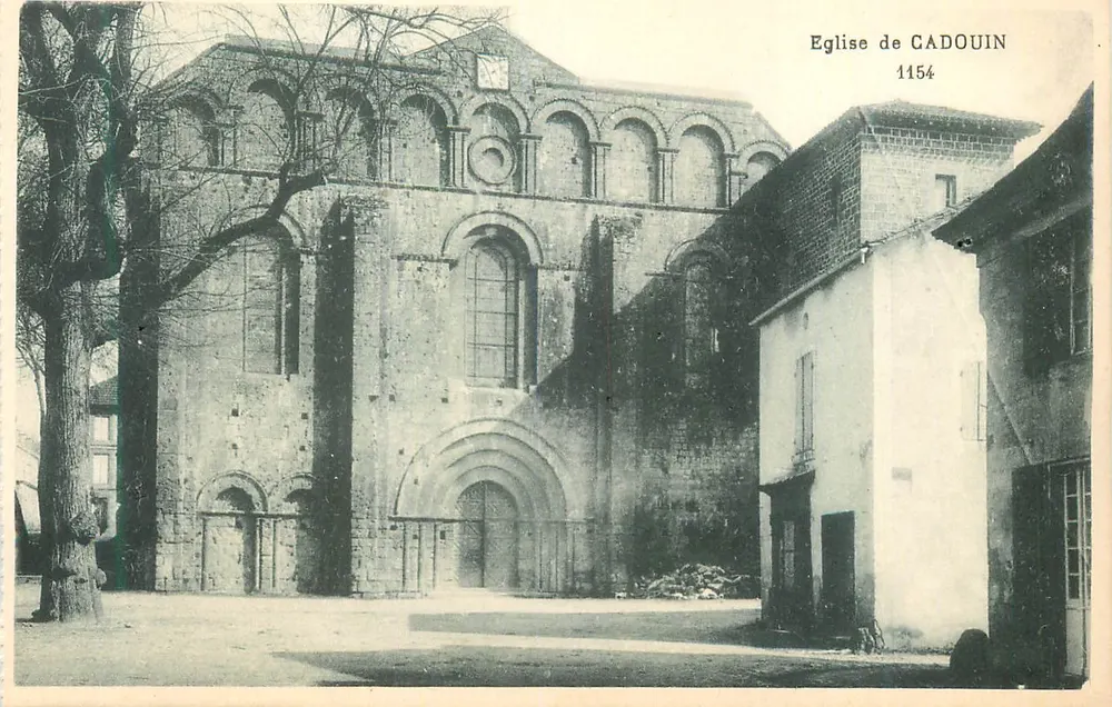 Church of CADOUIN — 1154 — Publisher unknown - Front